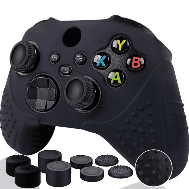Funda para mando Xbox Series X, carcasa rígida para controlador Xbox Series  S, accesorios de controlador Xbox Series X, color negro