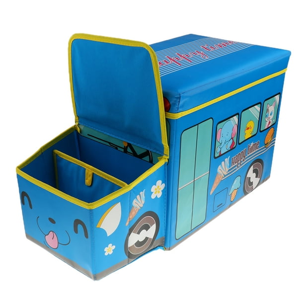 Caja de juguetes plegable de almacenamiento de lona de animal, contenedor,  cubo, cofre, cesta, organizador para niños, 13 pulgadas (tiburón)