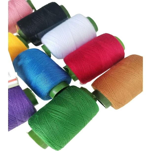 Hilo para máquina de coser-10 colores hilo acolchado, hilos para coser a  mano Diy costura