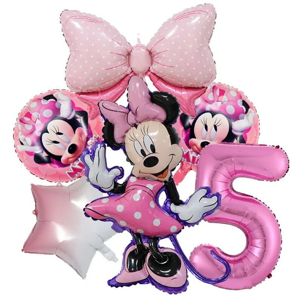 decoracion con globos minnie mouse - Moda y Belleza Juvenil