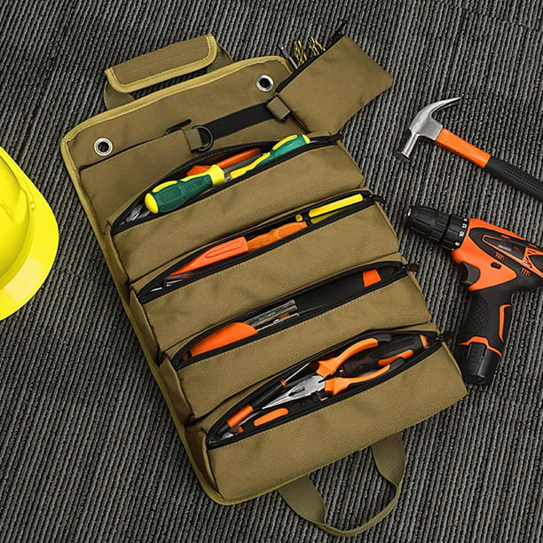 Bolsa de herramientas de tela con cremallera 6 Tool Packs
