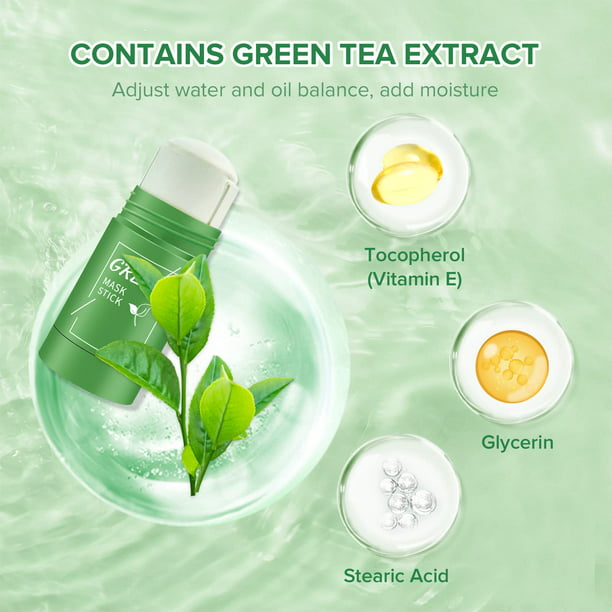 Mascarilla de arcilla purificante de té verde para limpieza profunda y  eliminación de puntos negros - Fenshine Beauty – TweezerCo