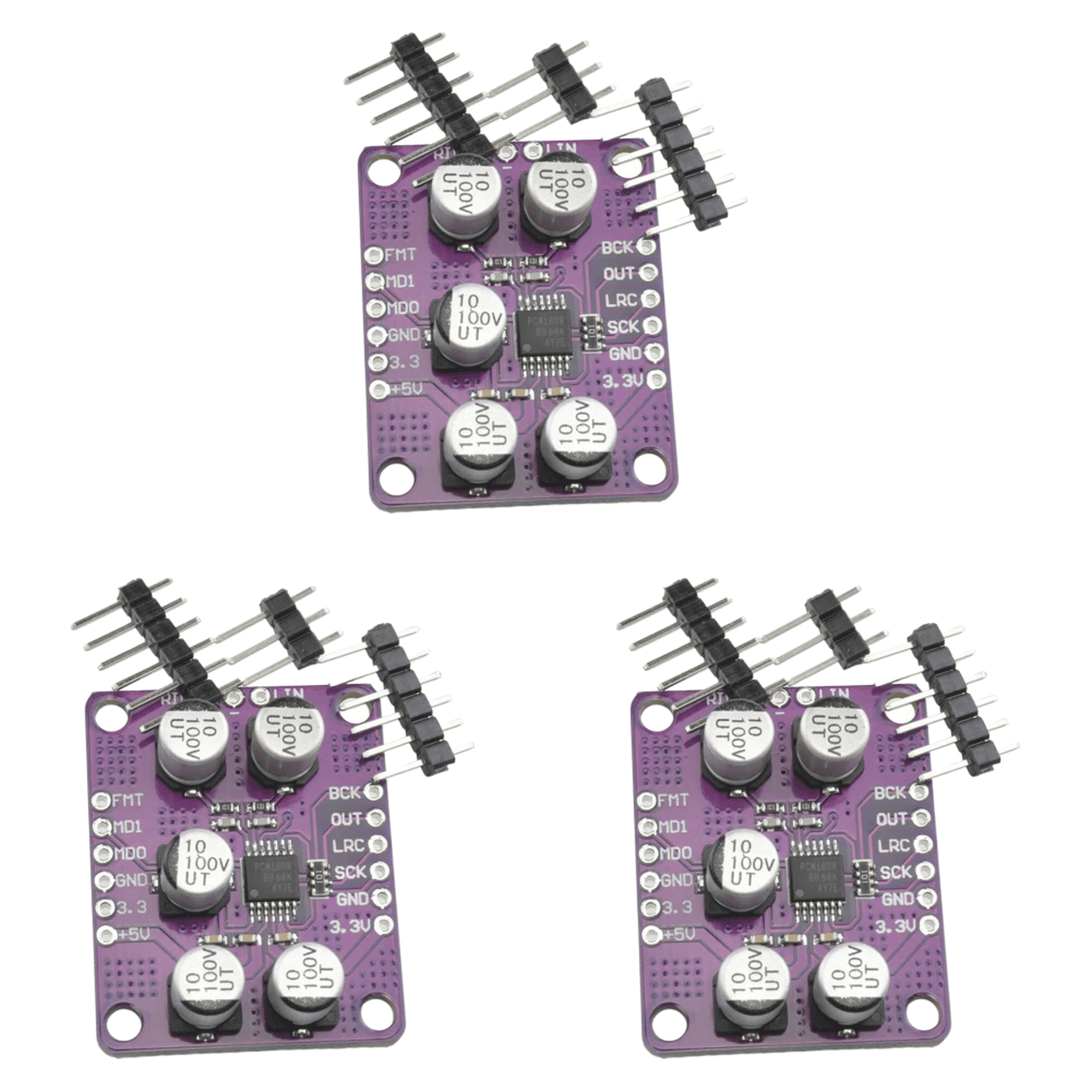 PCM1808 99dB SNR Audio Estéreo ADC Decodificador Entrada Analógica Un ...