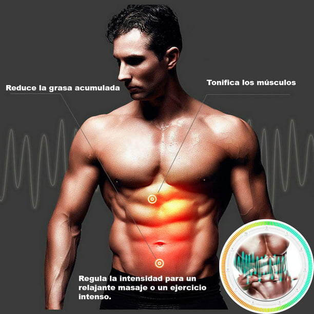 Electro Estimulador Muscular 06 Vak Ems PRO Pad Abdominales CINTURA