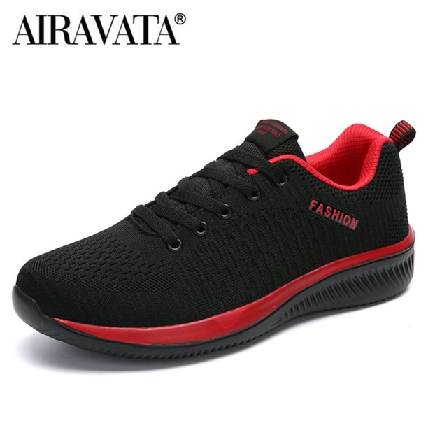 Zapatillas De Correr Transpirables De Punto Para Hombre