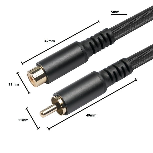 Cable alargador de auriculares Jack de 3,5 mm macho a hembra Cable alargador  de audio (300 cm) Likrtyny Para estrenar