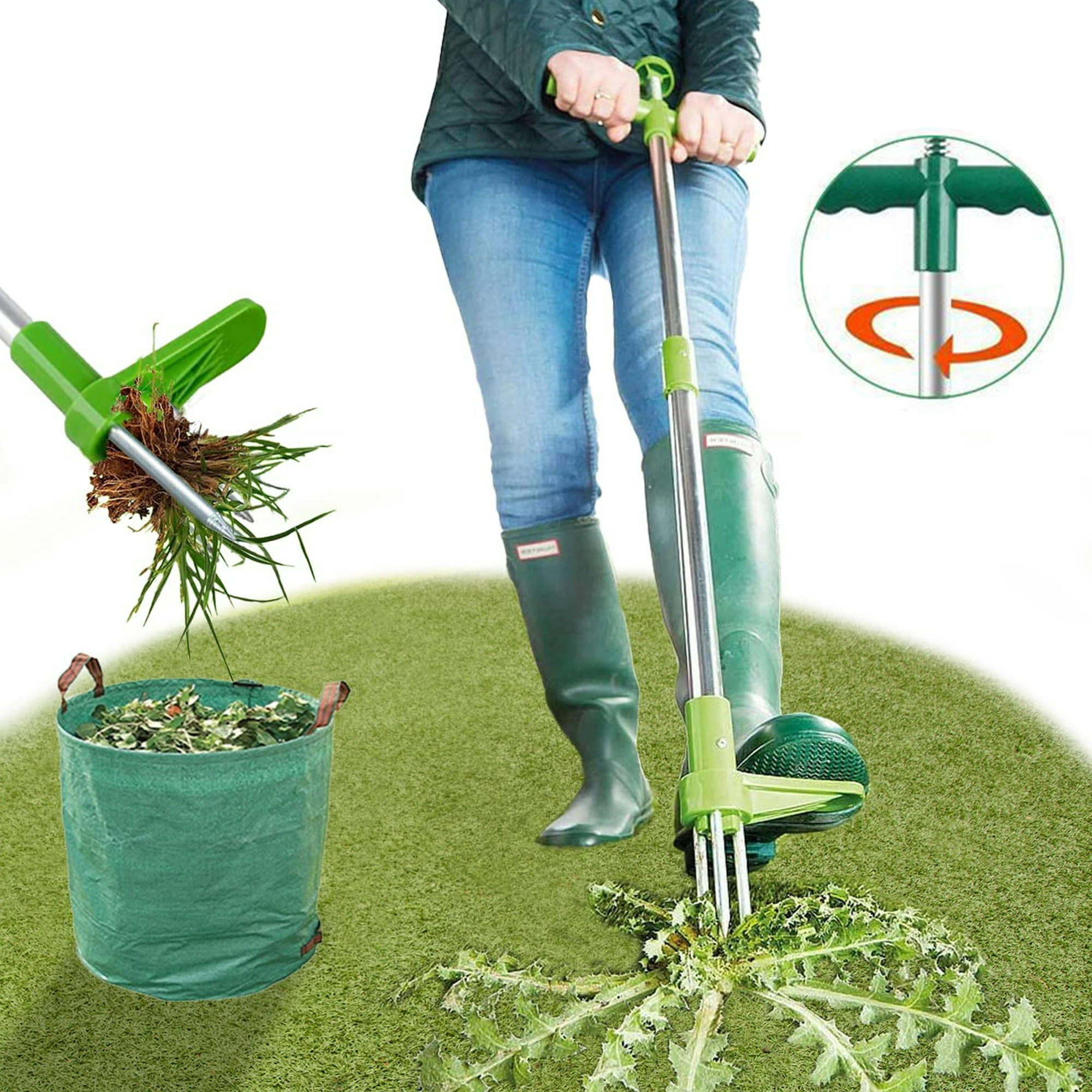 Comprar Extractor de malas hierbas Manual a prueba de curvas de acero  inoxidable para plantas de césped y jardín doméstico