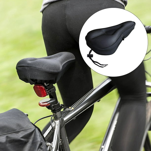 Cojín Para Asiento De Bicicleta: Funda De Gel Suave Para Asiento De  Bicicleta, Adecuada Para Hombres Y Mujeres, Súper Suave, Ideal Para  Asientos De Bicicleta Estática En Interiores Y Exteriores.