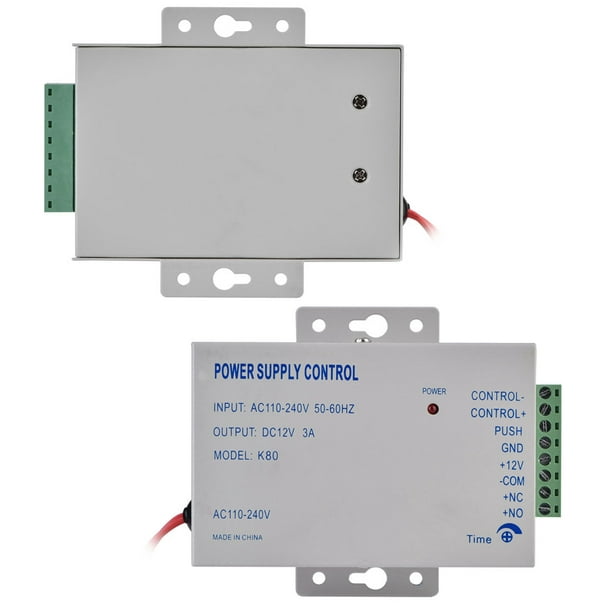 GetFace IP - Cerradura eléctrica 12V/230mA DC - contacto puerta.