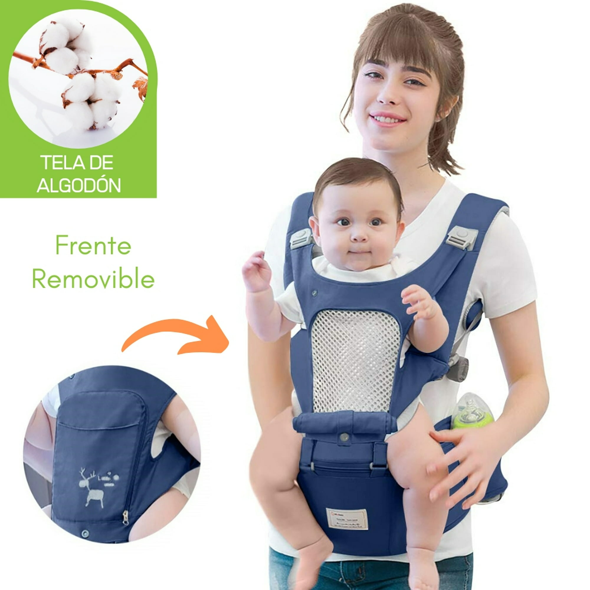Cargador de bebe ergonomico portabebes canguro convertible accesorios bebes  new