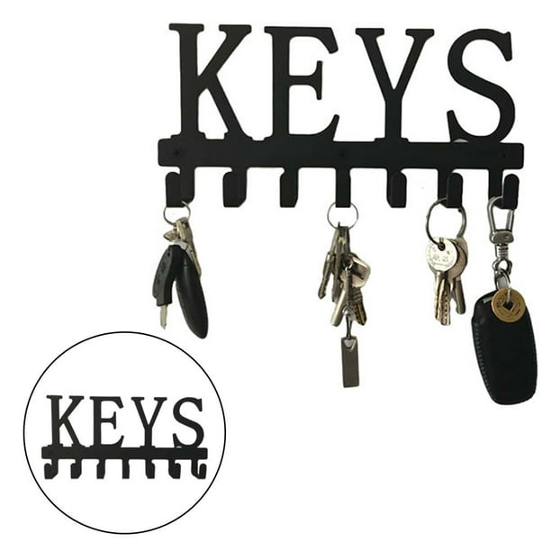 Colgador de llaves montado en la pared, accesorios para el hogar