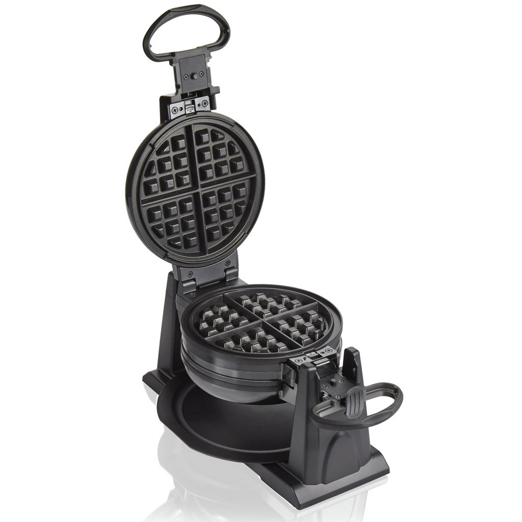 Waflera BLACK+DECKER Giratoria prepara 2 waffles a la vez