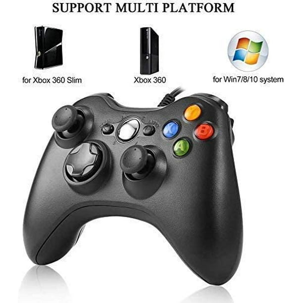 Mando con cable para PC Joystick USB Gamepad para Xbox 360 Diseño  ergonómico oso de fresa Electrónica
