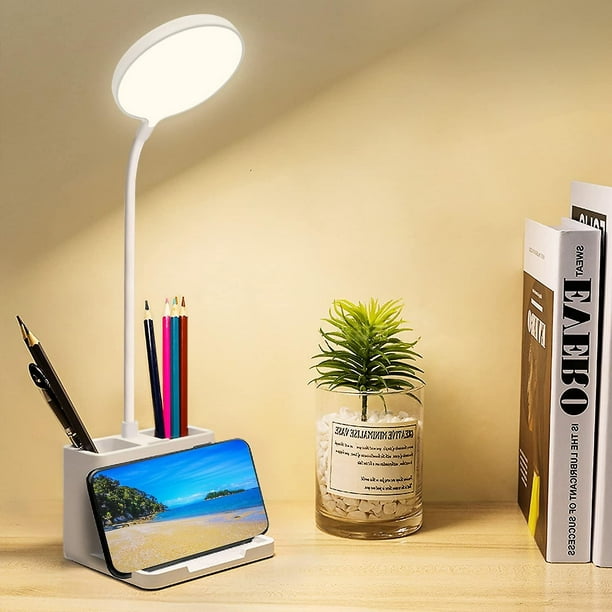 Bonita lámpara de escritorio, lámparas LED de escritorio para oficina en  casa, lámpara de escritorio para niños, lámparas de escritorio recargables