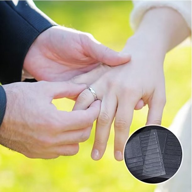 Ajustador de tamaño de anillo invisible para anillos sueltos Ajustador de  tamaño de anillo se adapta a todos los anillos diferentes