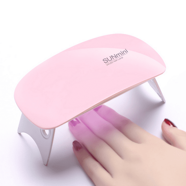 Lampara led uñas Secador de uñas de Botón Táctil Sensor Automático de  infrarrojos Secador de Uñas 6W Lámpara LED UV Profesional Maquillaje Uñas  con Temporizador (Rosa) LingWen