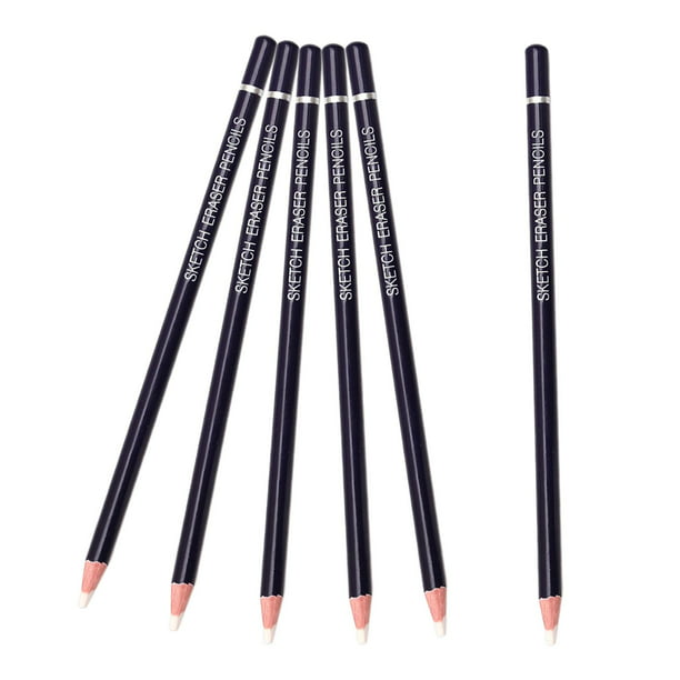 6 uds., de goma, lápiz, borrado brillo para estudiantes, detalles