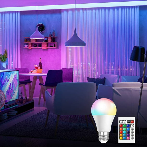 Lámpara Bombilla LED regulable de 5/10/15 W foco Rgb sin radiación para  decoración de fiestas