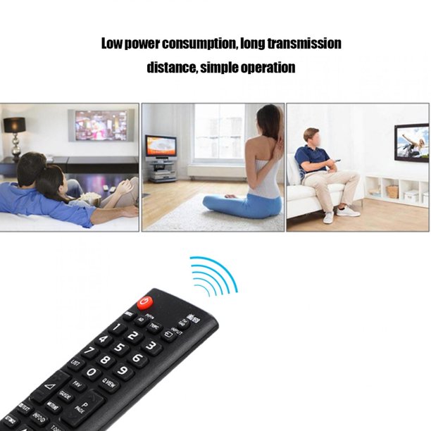 AKB73715603 Mando a Distancia Universal para LG, reemplazo del Control  Remoto para LG TV : : Electrónica