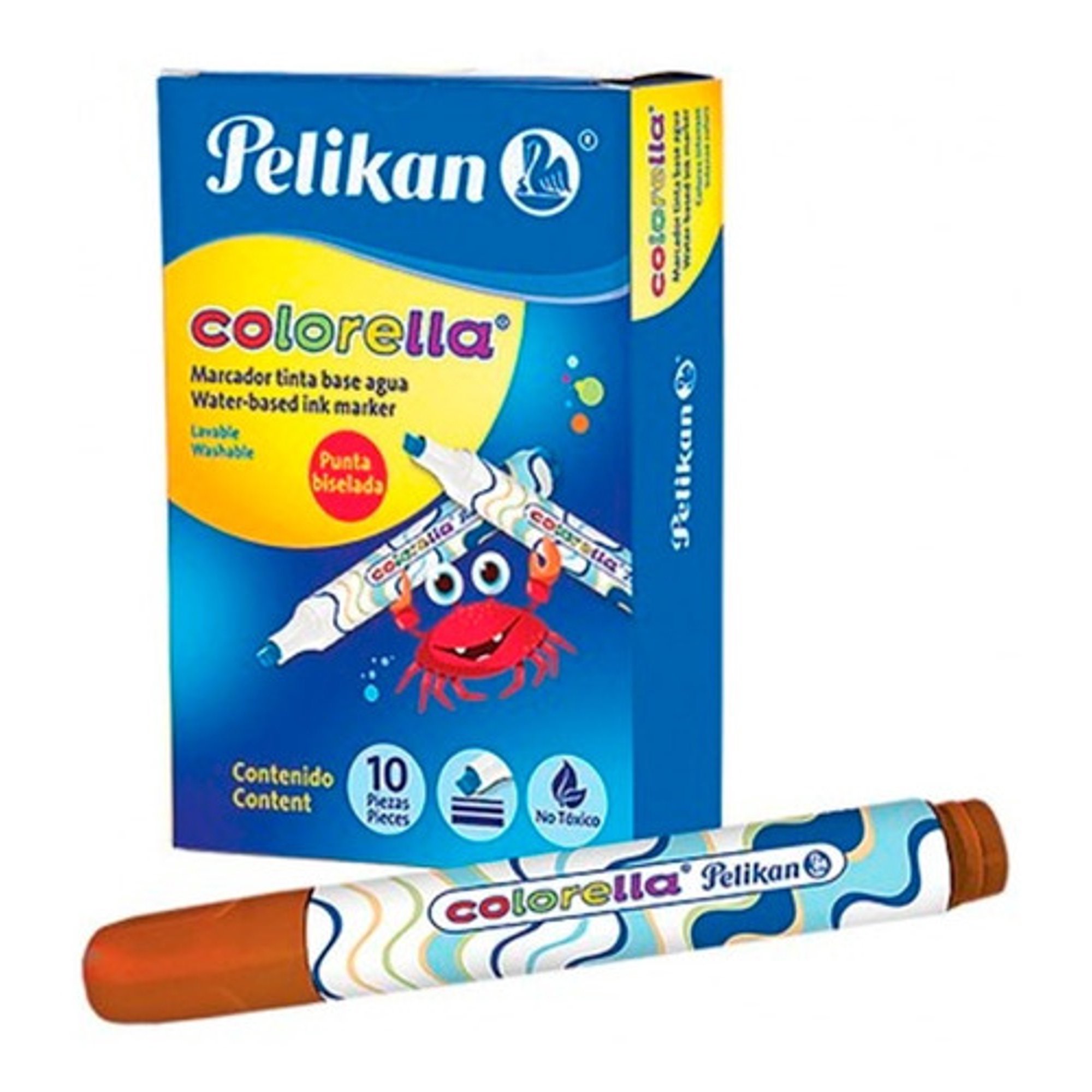 Marcador Pelikan Colorella Escolar 12 Colores.