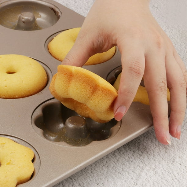 Molde para donuts, molde para donuts, antiadherente, para hornear en horno,  modelo cake cookie