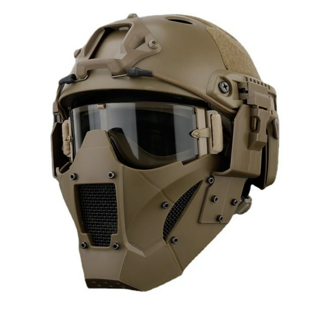 700FPS Máscara de Airsoft Máscara de seguridad de resistencia al impacto  Máscara de metal para acampar al aire libre Wdftyju Para Estrenar