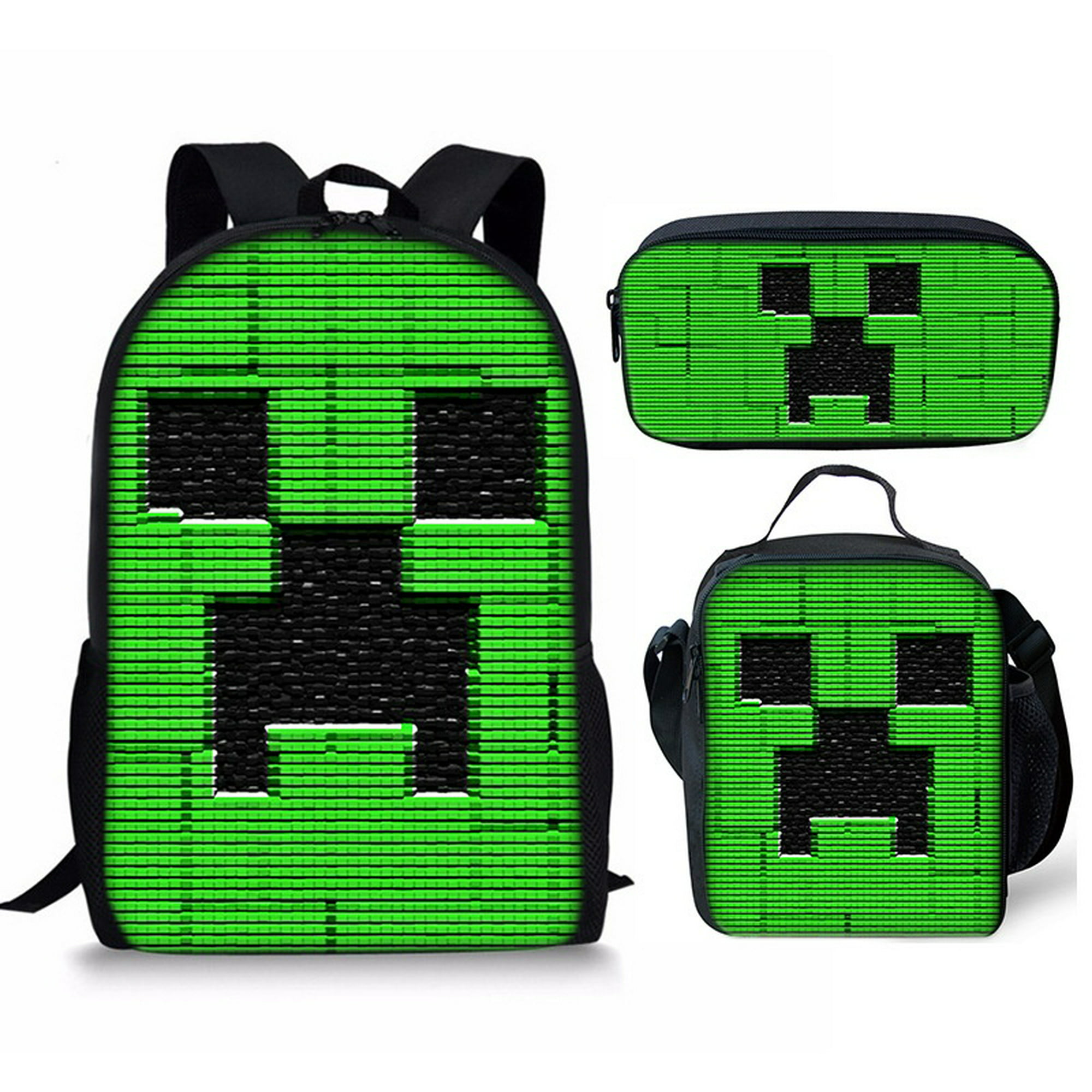 Juego de mochila Minecraft para niños Minecraft 4 piezas
