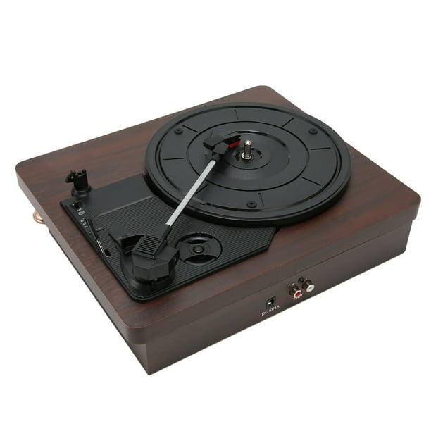 LP&NO.1 Tocadiscos con altavoces integrados y reproducción USB y grabación,  tocadiscos de fonógrafo vintage de 3 velocidades para entretenimiento y