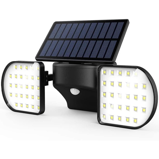 Luz solar exterior con detector de movimiento de 56 leds, luz