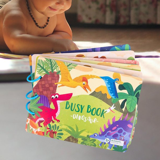 Montessori Libro Tranquilo. Libro Ocupado Reutilizable para Niños