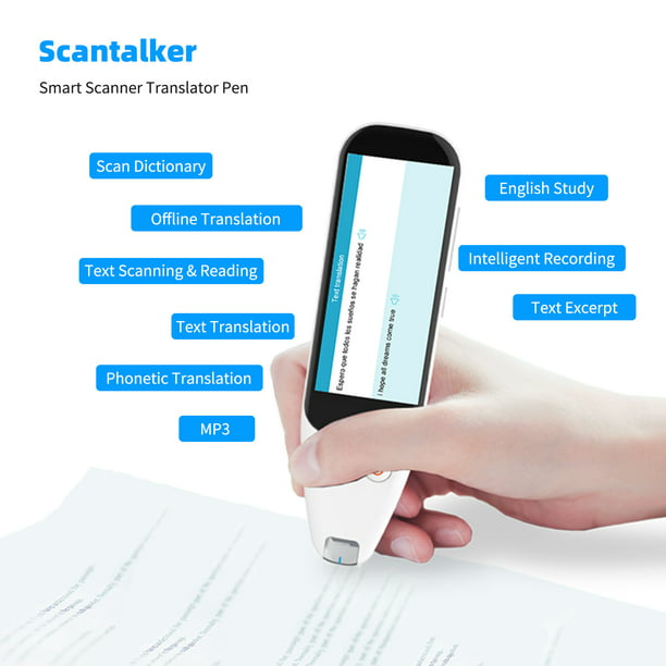 Scantalk traductor electrónico de bolsillo 72 idiomas pueden ser traducidos  - AliExpress