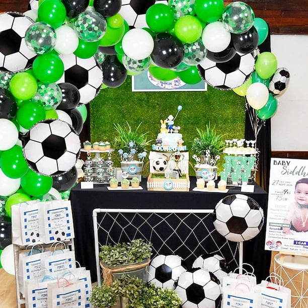Globos para cumpleaños de niño de futbol – Balloon Box