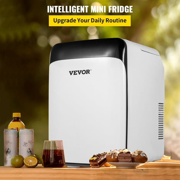 VEVOR Mini Nevera Refrigerador Mini Frigo Frigorífico Capacidad 10 L 220  V/12 V