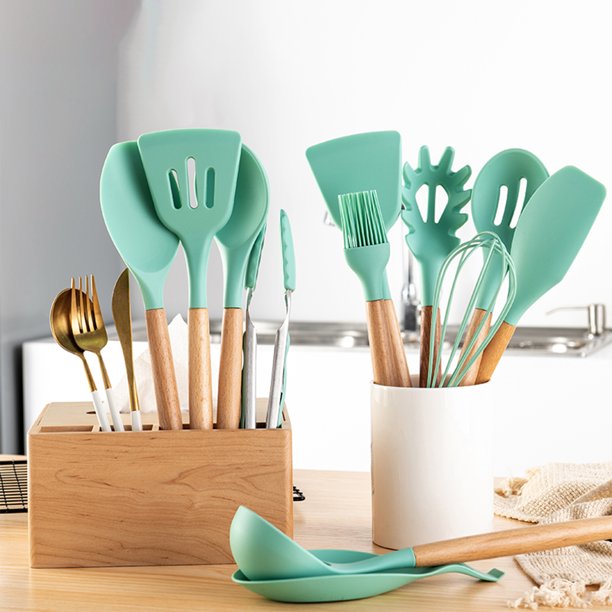 Set Utensilios Cocina De Silicona 12 Piezas (11,75)