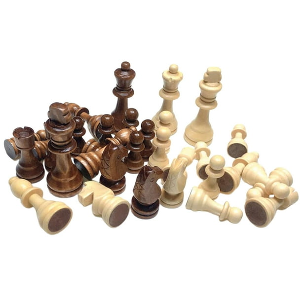 Juego de ajedrez hecho simple, juego de ajedrez de aprendizaje para  principiantes con tablero de ajedrez y piezas de ajedrez, juego de mesa de