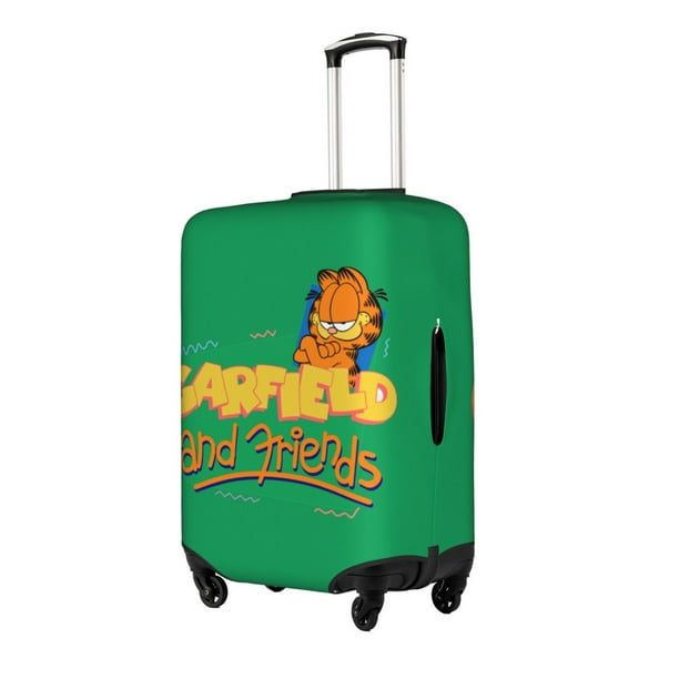 Beabes Peach - Protector de maleta Just Peachy Quote - Fundas para equipaje  de viaje con frutas tropicales, hojas de durazno, funda lavable para