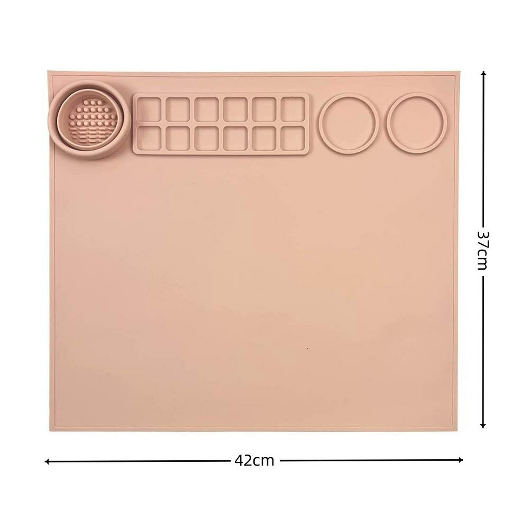 Silicone Craft Mat For Painting Pigment Palette Non-Stick Crafts Mat  Painting Ink Blending Watercoloring Stamping Crafting Tool