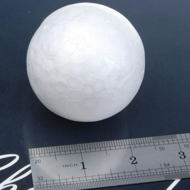 Bola de espuma de poliestireno en blanco redondo 10x Esfera de modelado Los  7cm Zulema Suministros para manualidades multiusos