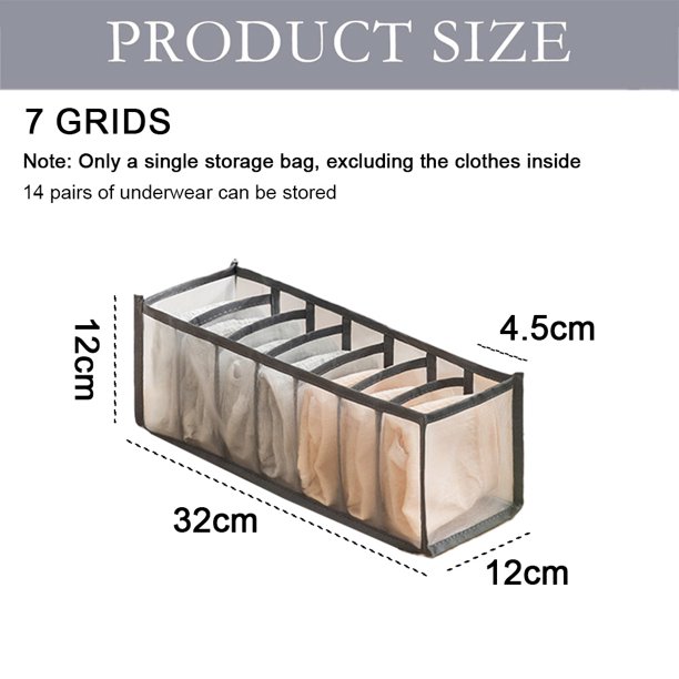 Cajón Caja de almacenamiento Ropa interior para niños Organizador Bolsa de  almacenamiento Vhermosa CPB-US-XD898-1