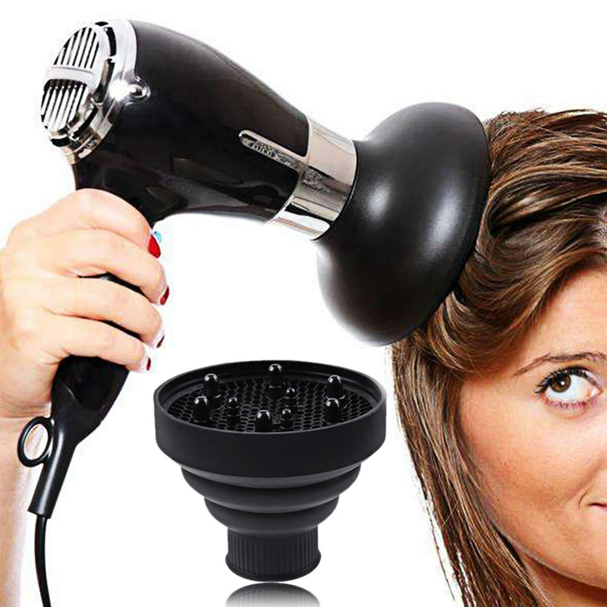 Difusor de secador de pelo, cubierta resistente a altas temperaturas, Gel  de sílice, accesorios plegables para