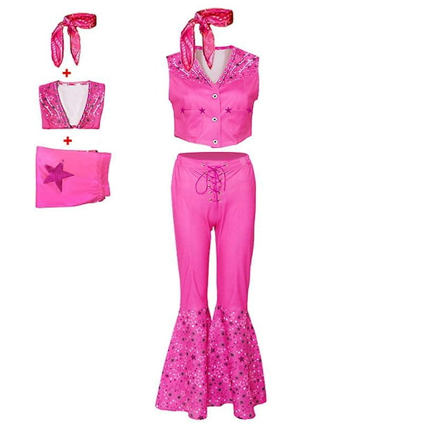 Disfraz Premium Barbie Halloween con correa ajustable Tmvgtek para Mujer