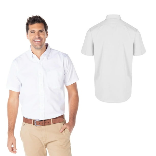 CAMISA GABARDINA MANGA CORTA