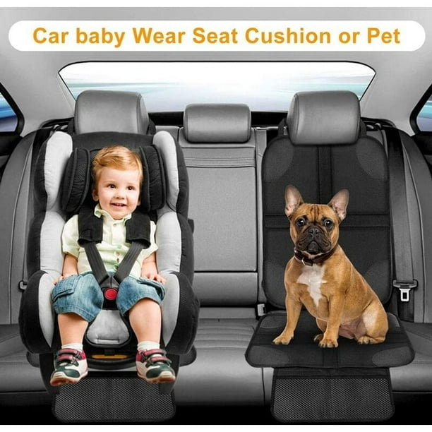 Protector de asiento de coche, protectores de asiento de coche de coche  grande para silla de coche de niño