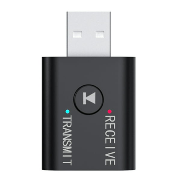 Transmisor Receptor USB Bluetooth 5.0 Auxiliar Inalámbrico Para Coche De  3.5mm