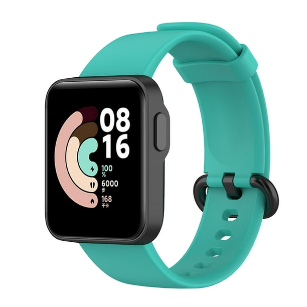 Correa de reloj inteligente de 0.866 in para Xiaomi MI Watch/MI  Watch Color 2 Correa de silicona de repuesto para pulsera (color G, tamaño:  para Mi Watch Color) : Electrónica