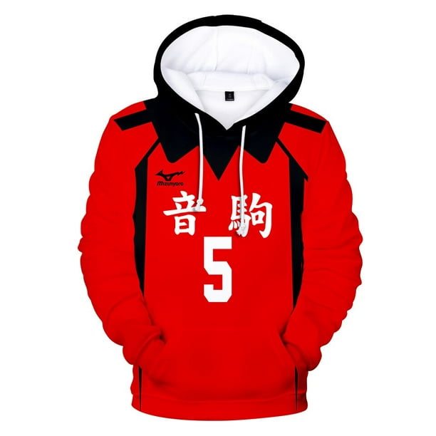Anime Cosplay sudadera voleibol figura uniforme adulto Casual manga larga 3D jerseys A Deng Xun unisex | Walmart en línea