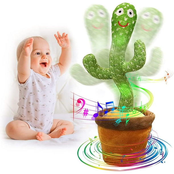  Juguete de cactus para bebés, repite lo que dices