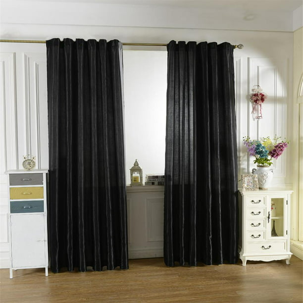 Decoración de cortina de terciopelo verde oscuro para el hogar 1,5*1,6 m  JAMW Sencillez