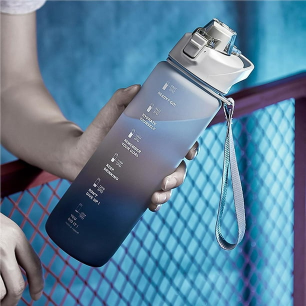 Botella Agua Aluminio Reutilizable Deportiva Hombre Mujer