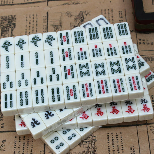 DFJU Jogos Mahjong Viagem Trompete Portátil Chinês Tradicional Mahjong  Dormitório Mini Mahjong Jogo 144 Peças de Mahjong Conjuntos de Mahjong Casa  de Festa Estilo Retro : : Juguetes y juegos
